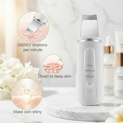 Ultrasonic Facial Cleanser with Pore Vacuum Device