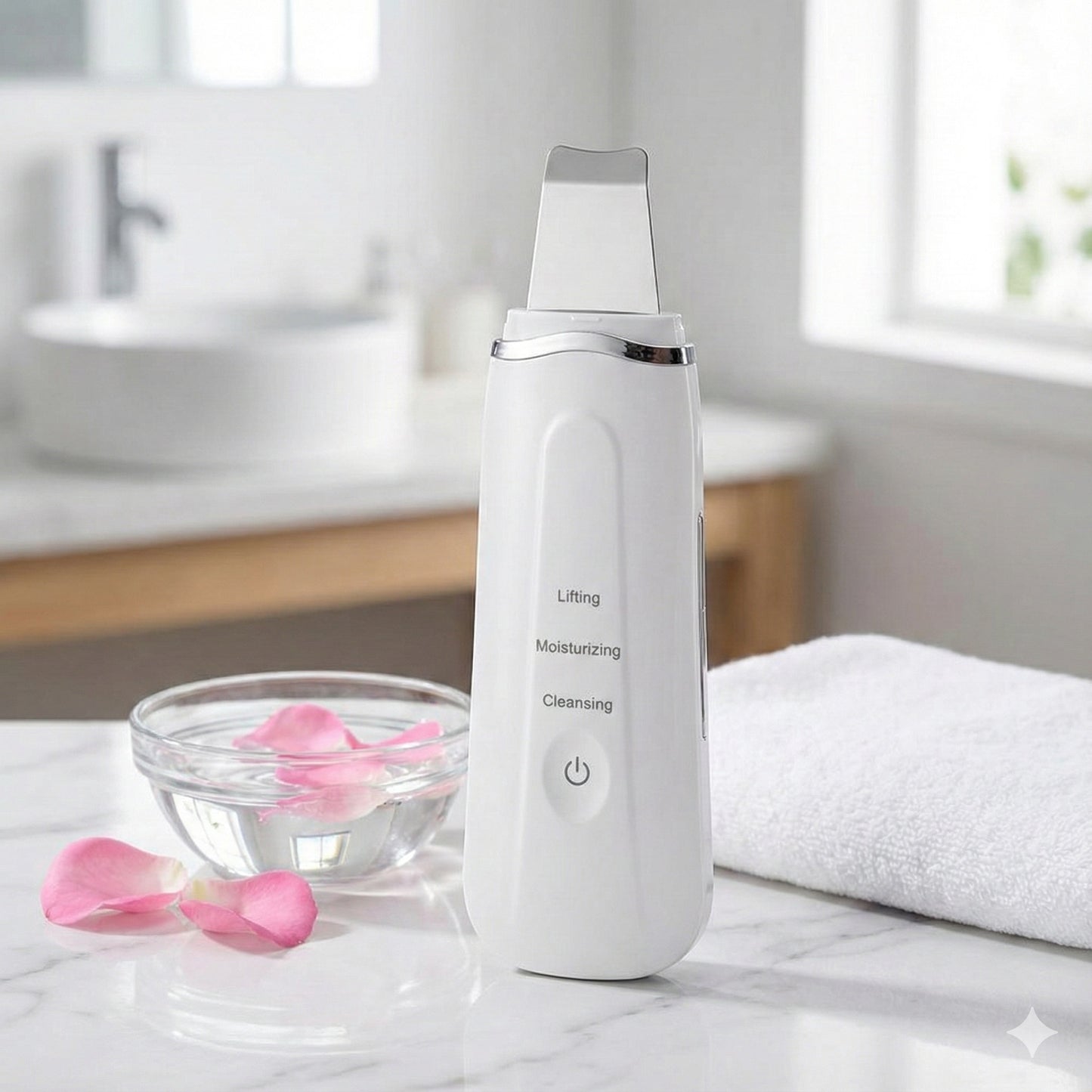 Ultrasonic Facial Cleanser with Pore Vacuum Device