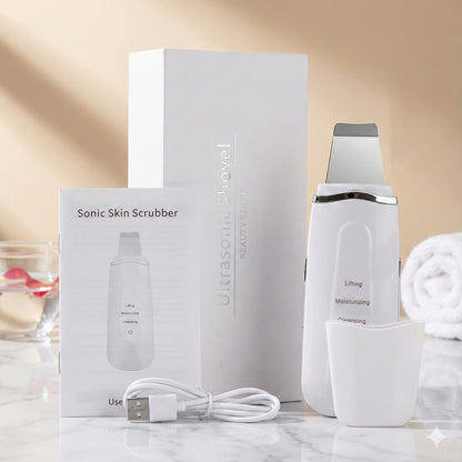 Ultrasonic Facial Cleanser with Pore Vacuum Device